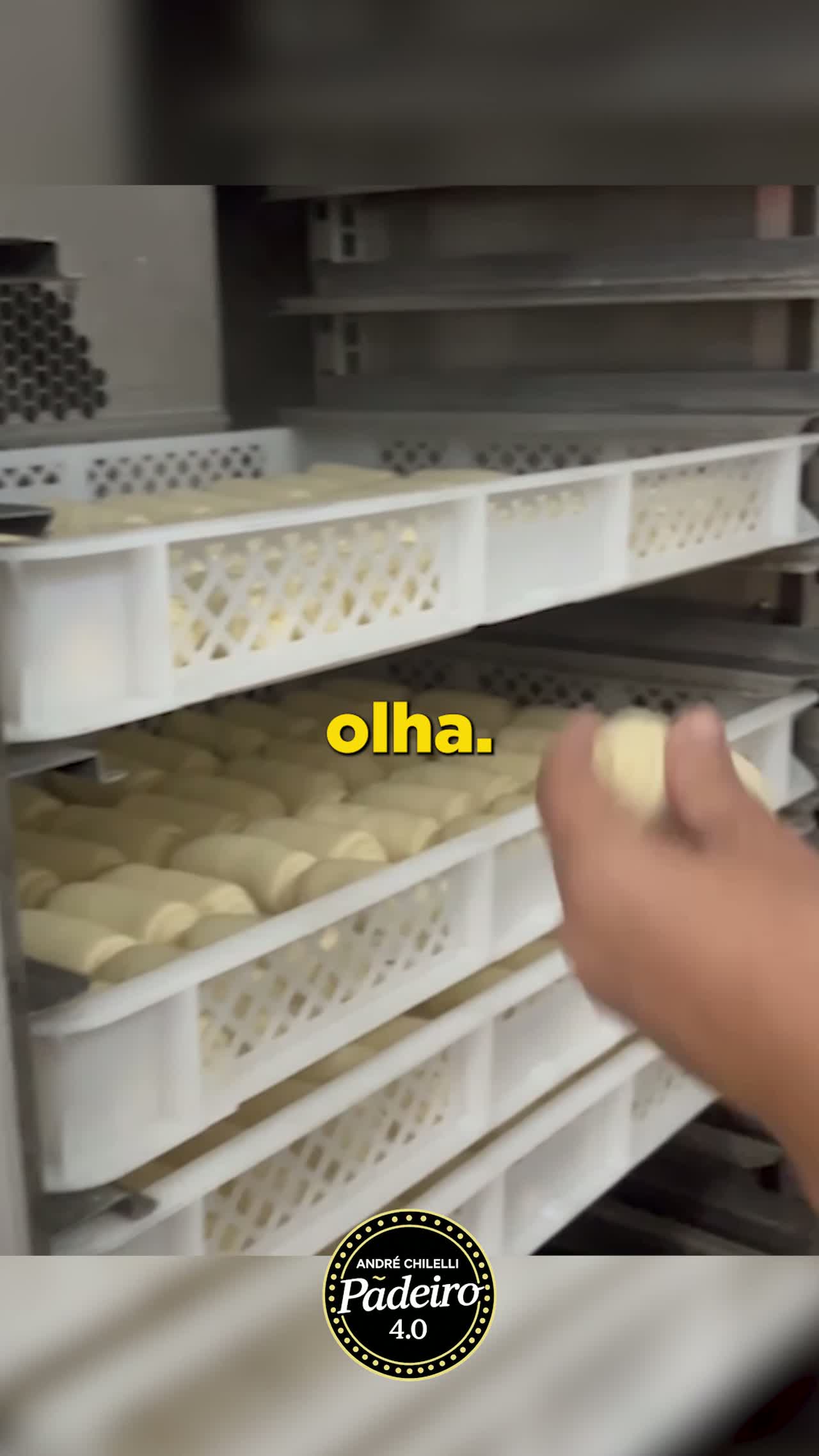 Produção de pão congelado